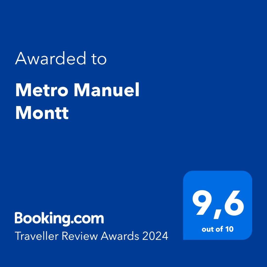 Appartamento Metro Manuel Montt Santiago del Cile Esterno foto