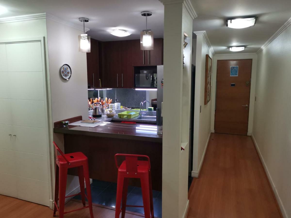Appartamento Metro Manuel Montt Santiago del Cile Esterno foto